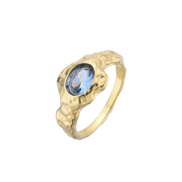Vigdis Ring – Forgyldt sølv