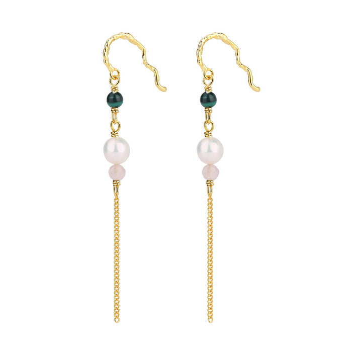 Carmela Øreringe – Forgyldt sølv